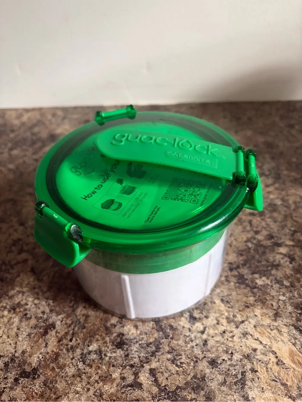 Guac Lock Green Airtight Food Storage Container